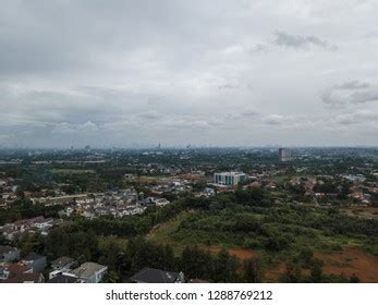 Aerial View Park Buildings Around Bsd Stock Photo Shutterstock