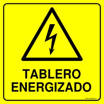 Letrero Tablero Energizado