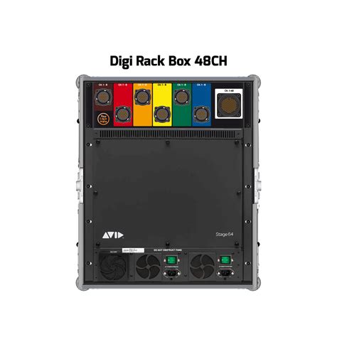 Touring World Digi Rack Box Audio Distribution Pinanson