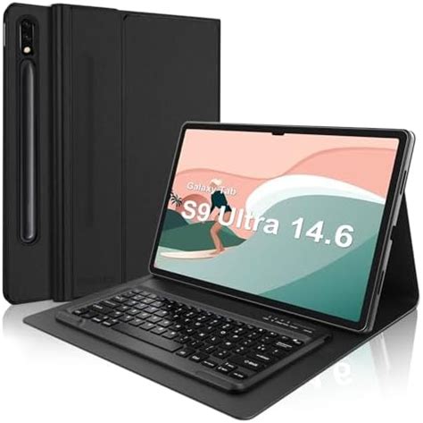 SENGBIRCH Étui Clavier pour Samsung Galaxy Tab S9 Ultra 14 6 Pouces