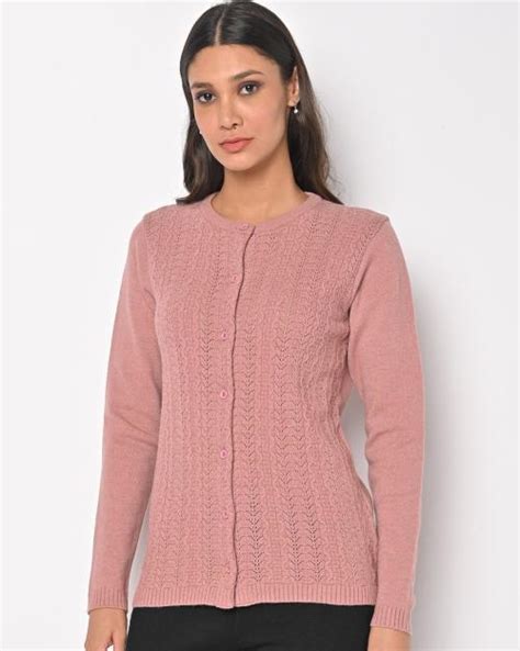 Buy Cable Knit Button Down Cardigan Online At Best Prices In India