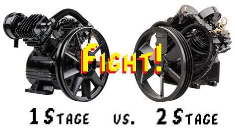 The Difference Between A Single Stage And Two Stage Air Compressor Pump Youtube