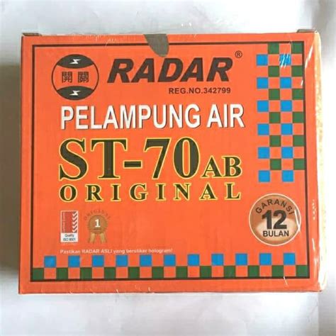 Jual Radar Orange Pelampung Air Otomatis St Ab Original Perlengkapan