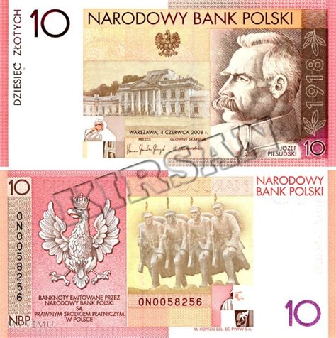 Banknot 10 Zlotych 2008 R W Moje Kolekcje W MyViMu