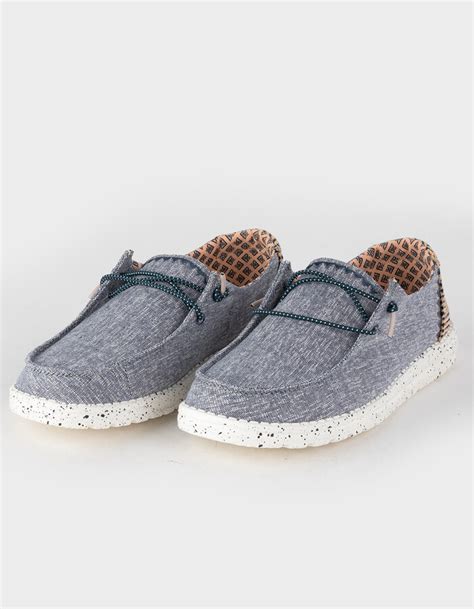 Hey Dude Wendy Chambray Womens Shoes Shopstyle