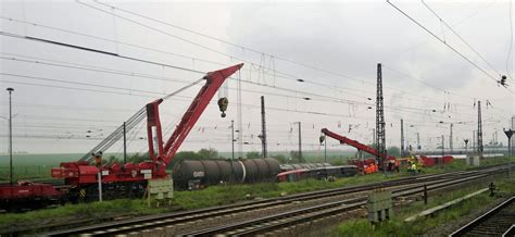 07 05 2013 Zugunglück auf dem Gelände des Güterbahnhof Großkorbetha