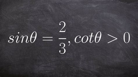 Learning To Evaluate The Six Trig Functions Given A Equation And