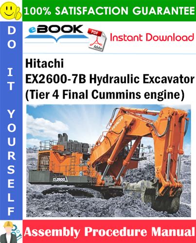 Hitachi Ex2600 7b Hydraulic Excavator Tier 4 Final Cummins Engine