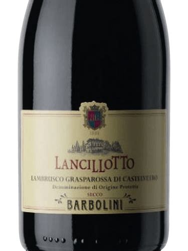 Barbolini Lancillotto Lambrusco Grasparossa Di Castelvetro Secco