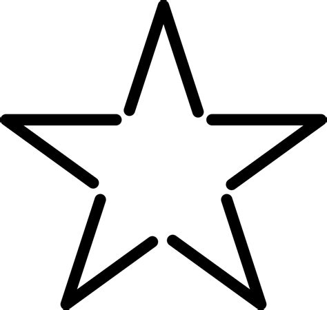 Download Simple Black Star Outline