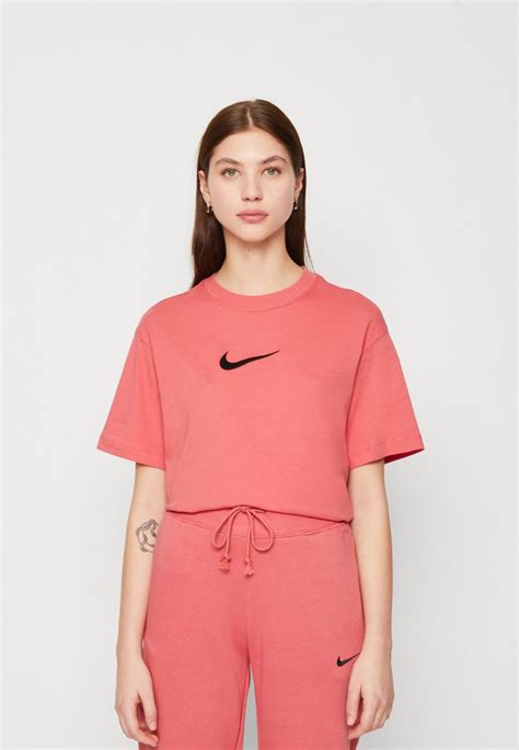 Nike Sportswear Tee T Shirt Basic Berry Black Rood Paars Zalando Nl