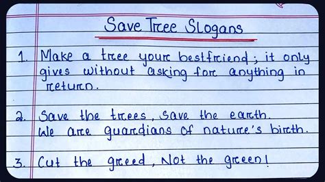 Save Trees Save Earth Slogans List Of Slogans On Save Trees 2022 10 03