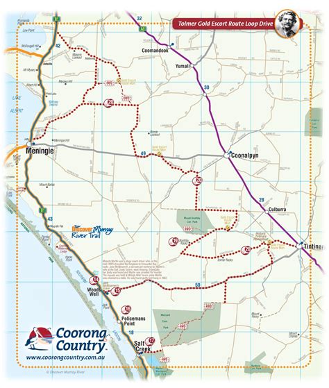 Coorong Country and Meningie Maps, South Australia