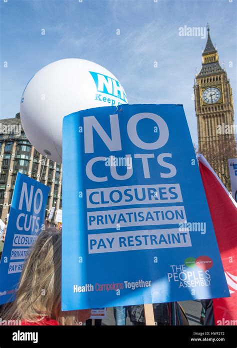 Thousands March In Protest Over Plans For Unprecedented Cuts To The