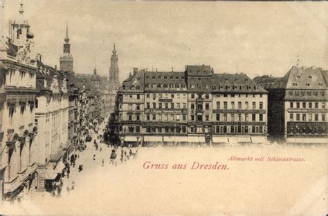 Ansichtskarte Postkarte Dresden Altstadt Altmarkt Mit Akpool De