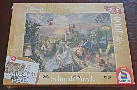 Puzzle Schmidt Kinkade 1000 Piękna i bestia mata nowe zafoliowane