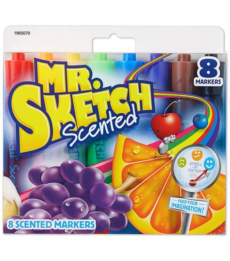 Sanford Mrsketch 8ct Scented Watercolor Marker Set Chisel Joann