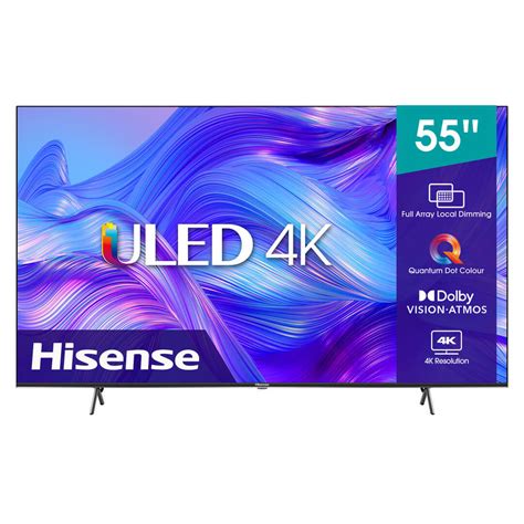 Hisense 55 Inch U6h Series Quantum Uled™ 4k Smart Tv Medkem