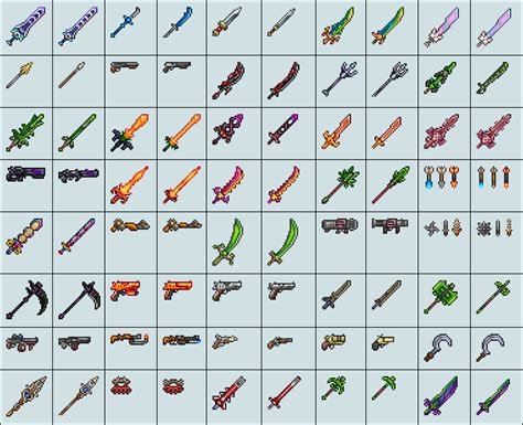 Realistic Weapons and Tools - Terraria Texturepacks