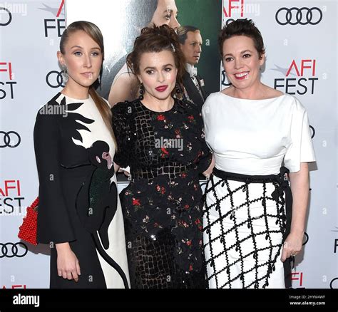 Erin Doherty Helena Bonham Carter And Olivia Colman At The Crown