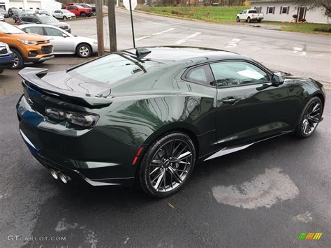 Rally Green Metallic Chevrolet Camaro Zl Coupe Photo