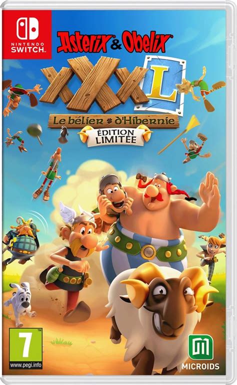 Asterix Obelix XXXL Le Belier DHibernie Limited Edition Nintendo