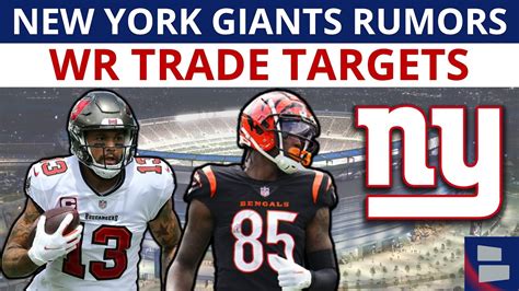 Giants Trade Rumors 5 Wrs New York Could Trade For Ft Tee Higgins