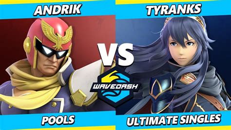 Wavedash 2023 Andrik Captain Falcon Vs Tyranks Lucina Smash