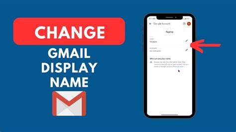 How To Change Gmail Display Name On Android Step By Step Youtube