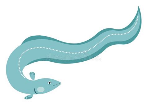 Illustration Of An Eel Stock Illustration Illustration Of Nature