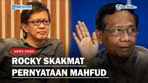 PEDAS Rocky Gerung Skakmat Pernyataan Mahfud Soal Lahan Pulau Rempang