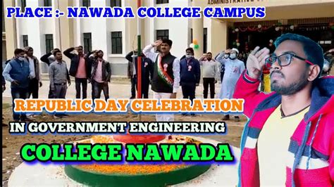 FIRST REPUBLIC DAY CELEBRATION IN GEC NAWADA VIDYA SAGAR KUNAL HAPPY