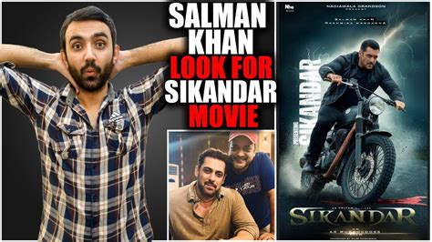 Salman Khan Look From Sikandar Movie Revealed Sikandar Movie Latest