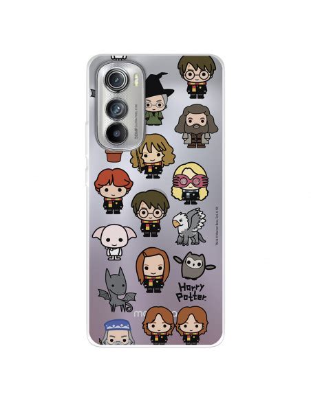 Case For Motorola Edge Official Harry Potter Characters Icons