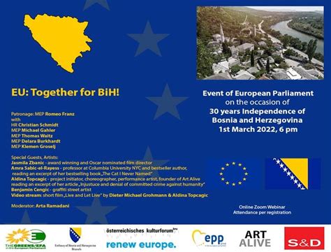 Eu Together For Bih U Evropskom Parlamentu E Biti Obilje Eno