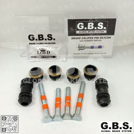 Gbs Front Disc Brake Caliper Pin For Perodua Kancil Full Set