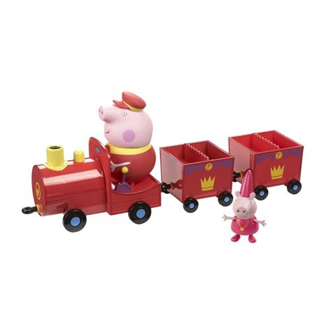 Princess Peppa Pig Royal Train Playset: Amazon.co.uk: Toys & Games ...