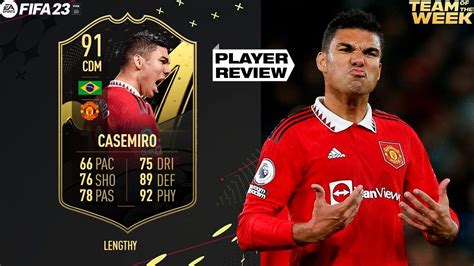 EXCELENTE MCD Casemiro SIF 91 Review FIFA 23 YouTube