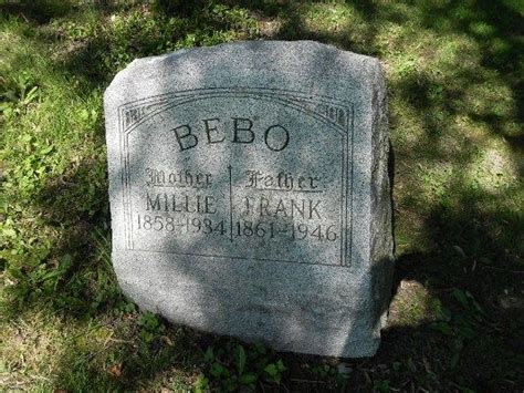 Frank Bebo 1861 1946 Memorial Find A Grave