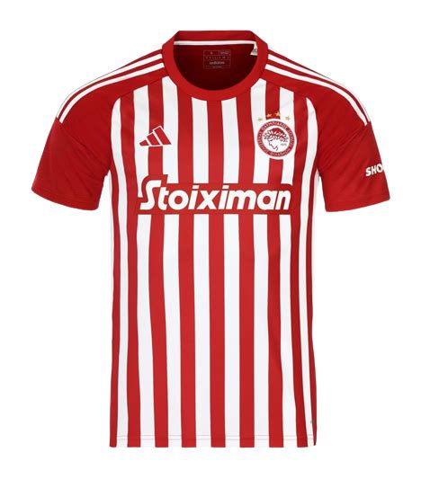 Shop Olympiacos Piraeus Soccer Jersey Home Replica 2023/24 Cheap Soccer ...