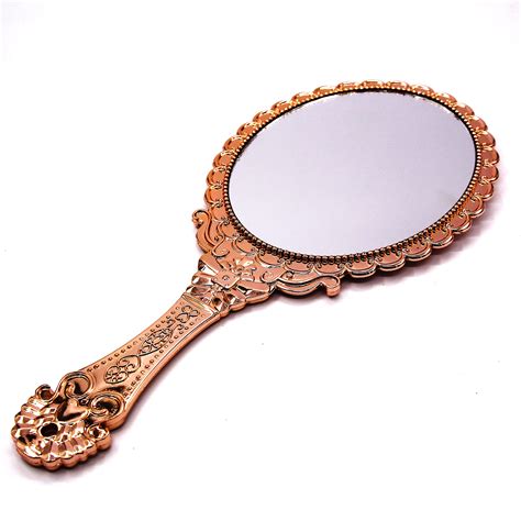 Xpxkj Hand Mirror Vintage Handheld Mirror With Handle