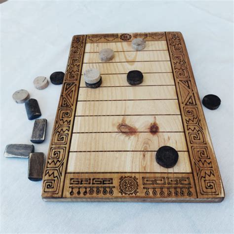 Puluc Tablero De Madera Juego Mesa Madera