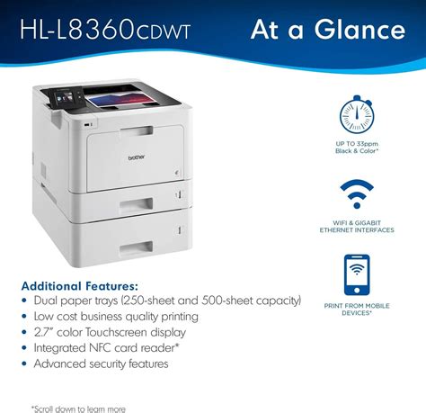 Buy Brother Hl L Cdwt Wireless Business Color Single Function Laser