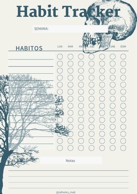 Habit Tracker Bones Yuleisy Roque Garcia UDocz