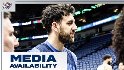 Vasilije Micić Shootaround Media Availability January 26 2024 OKC