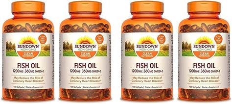 Amazon Sundown Fish Oil Extra Strength 1200 Mg 2 Count Pack Of 2