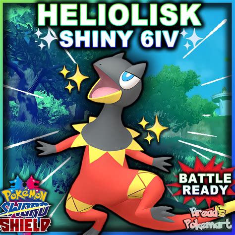 Ultra Shiny 6IV HELIOLISK // Pokemon Sword and Shield // Lv100 - Etsy