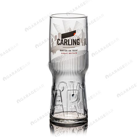 Carling Beer Glass - Pint/20oz (Interlocking/Easy Carry) - GarageBar ...