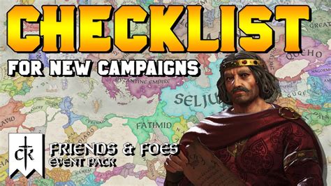 Beginner Checklist For New Campaigns In Crusader Kings 3 YouTube