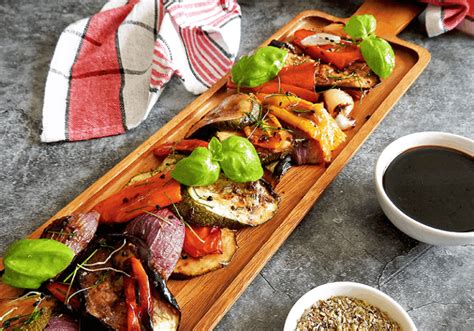 Balsamic Mediterranean Roasted Vegetables Recipe Feed Your Sole